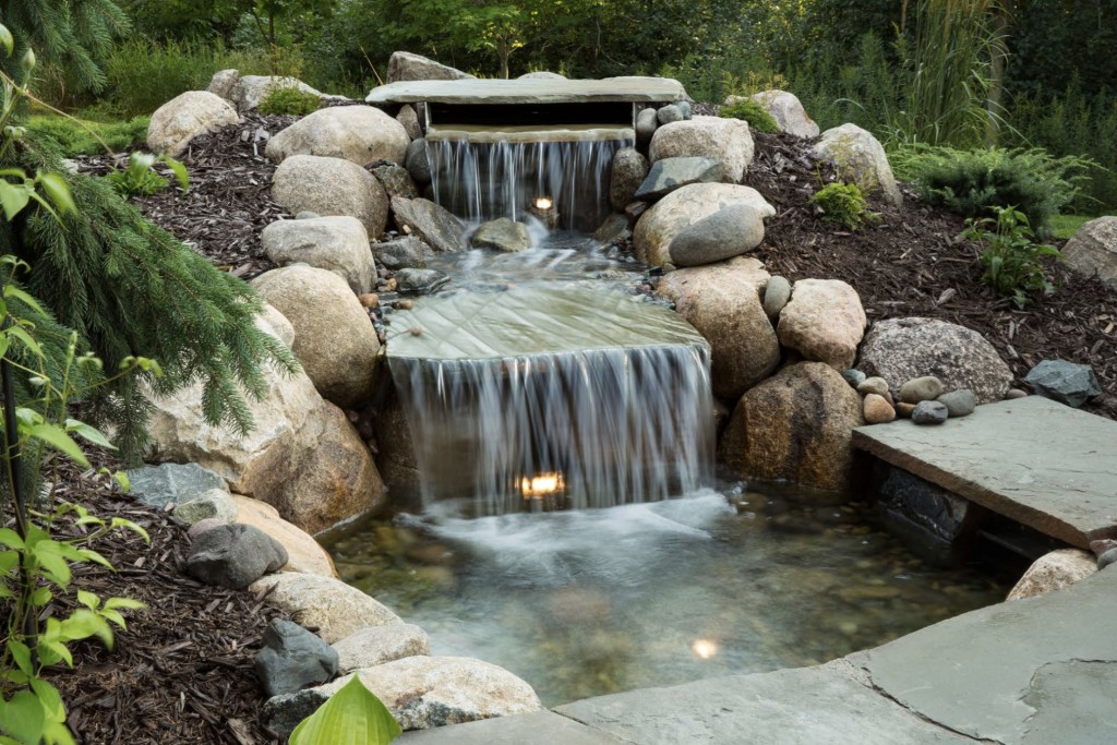 Waterfall Retreat | L&R Suburban Landscaping